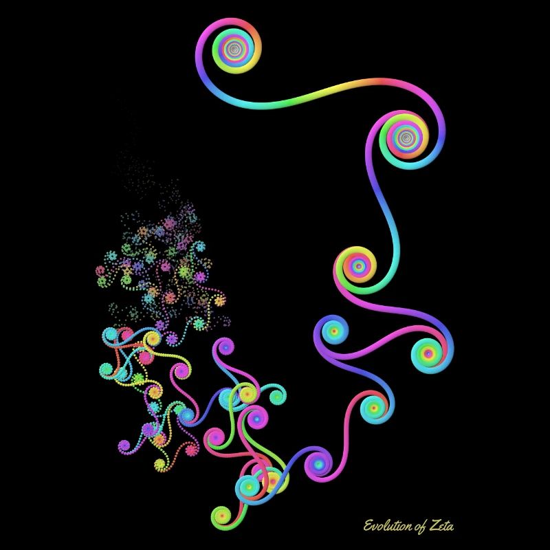 Evolution de Zeta - très colorée et au format 3: 2