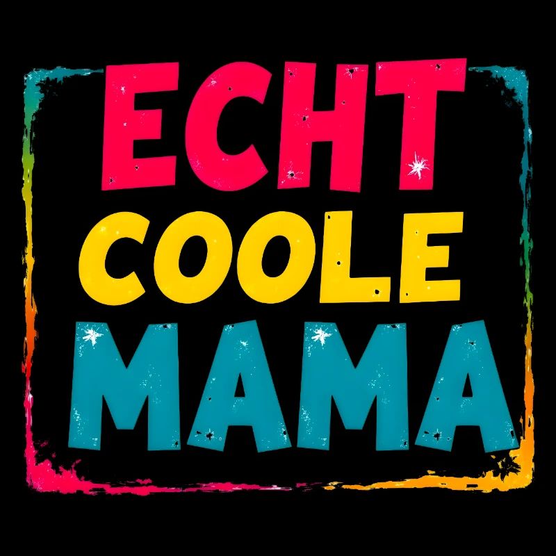 Coole Mama Muttertag lustiger Spruch Geschenk