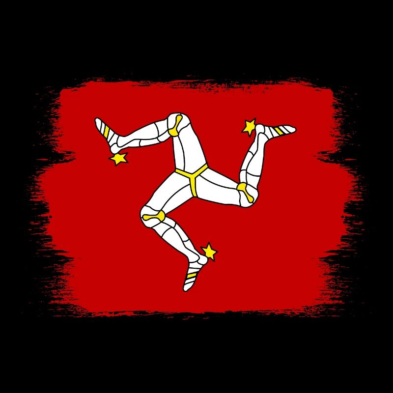Drapeau de l’île de Man Triskele Drapeau de l’île de Man