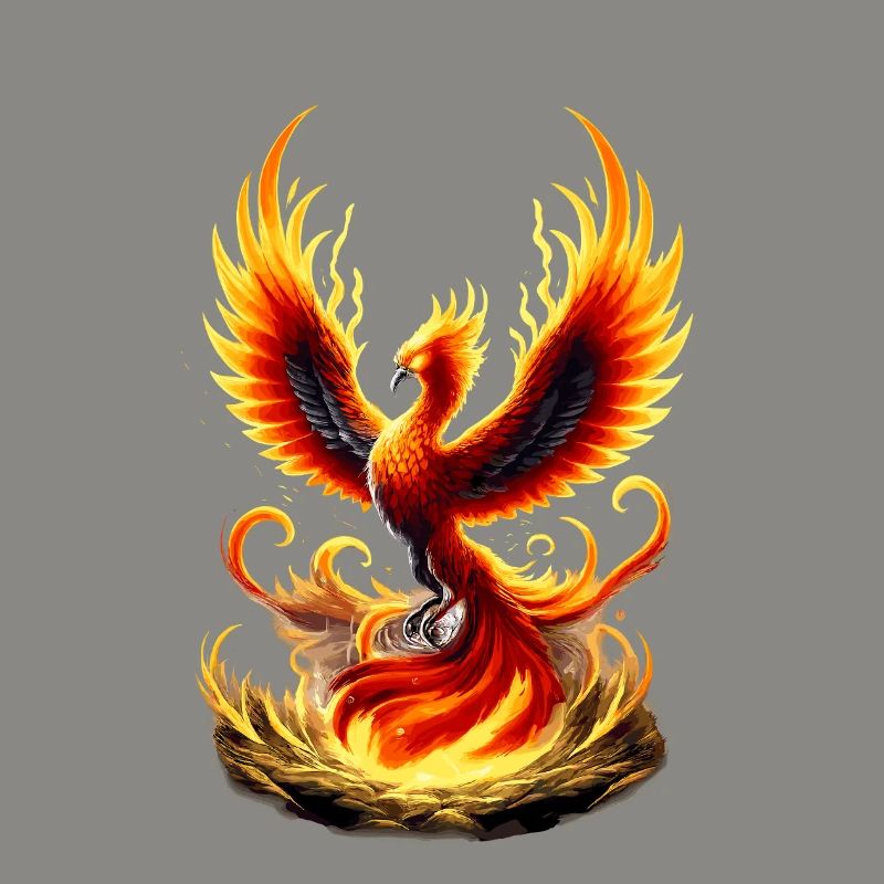 Fire Phoenix Flame Vortex