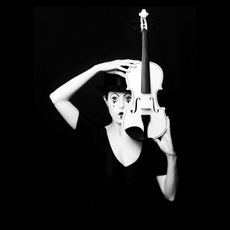 Pierrot avec violon