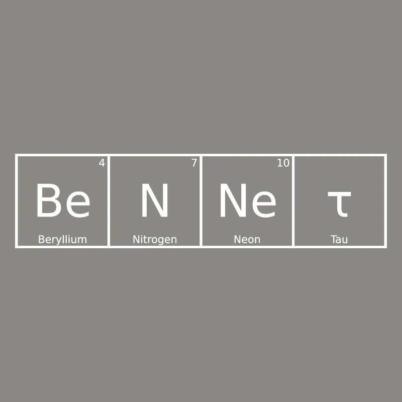 Bennet Name First Name Chemistry Periodic Table Elements