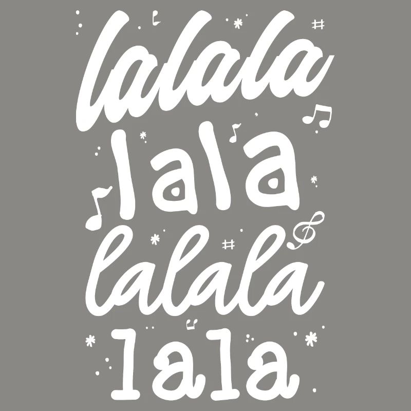 LaLa La Pattern Musical Script Tee