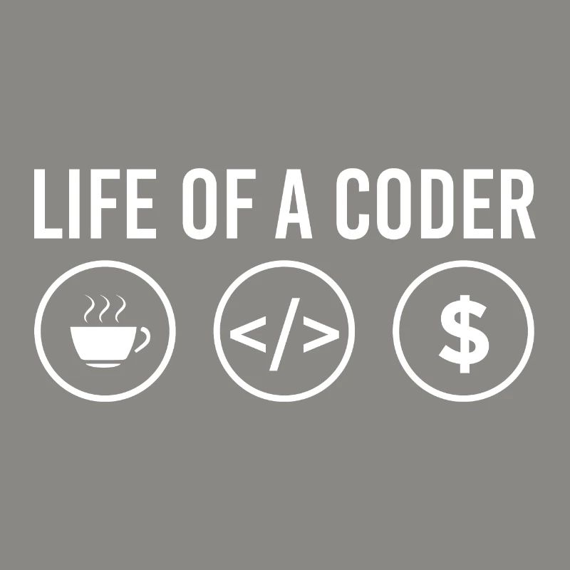 Entwickler Life of Coder - Geschenkidee