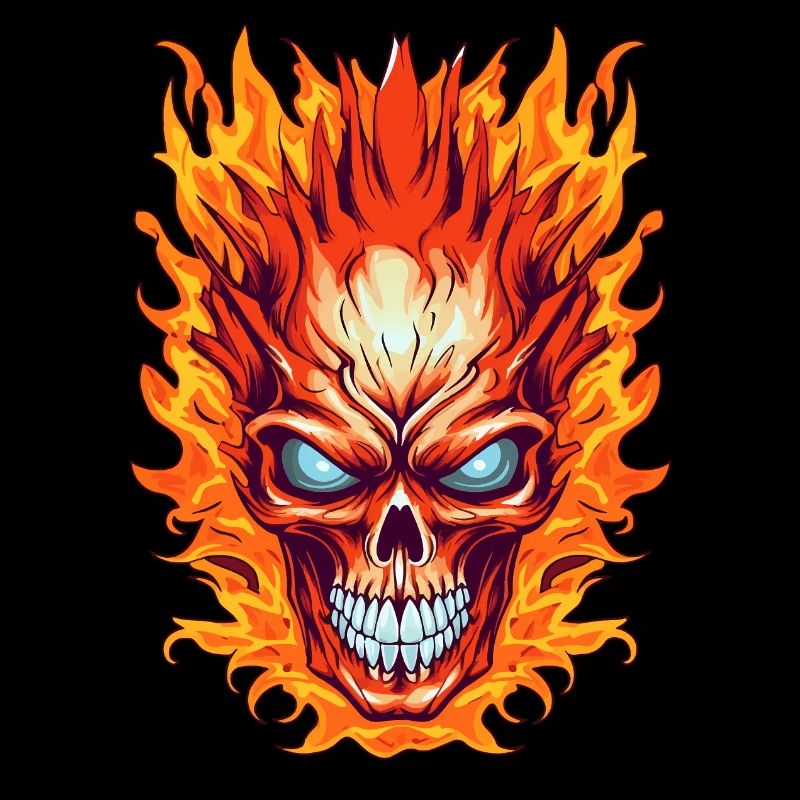 Flammenschädel