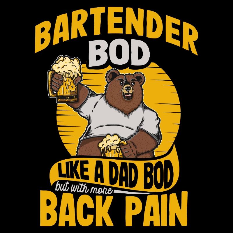 Bartender Bod Like A Dad Bod Biology Teacher