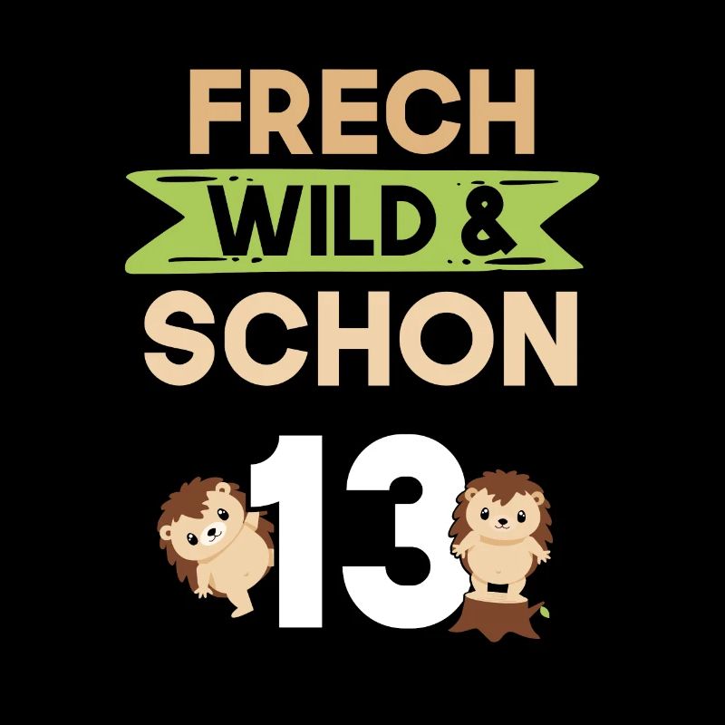 13 Jahre Geburtstag Junge Mädchen Igel