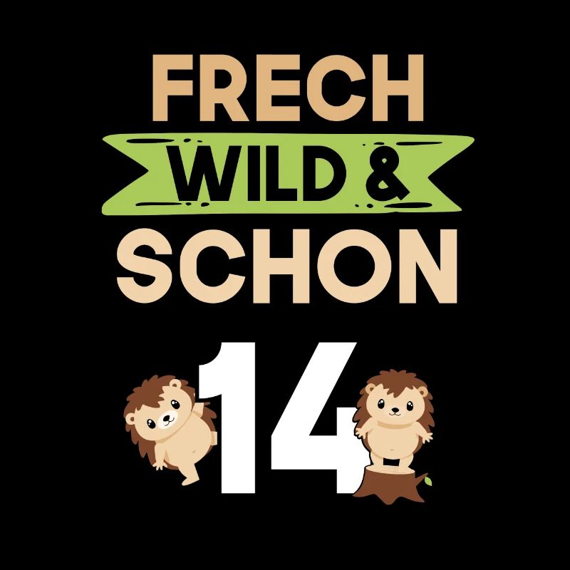 14 Jahre Geburtstag Junge Mädchen Igel