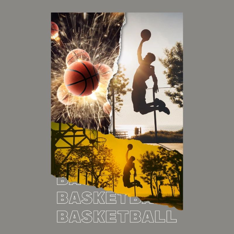 Basketteur Basketteur Dunking Sport Player