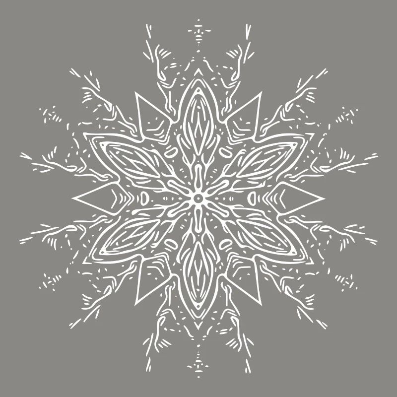 Mandala Flower Pattern Lines Forme abstraite