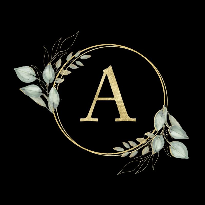 Customizable Monogram A