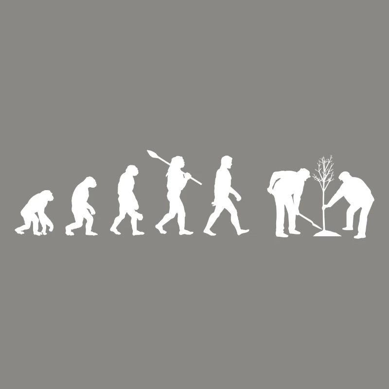 Zwei Förster - Evolution des Menschen / Darwin