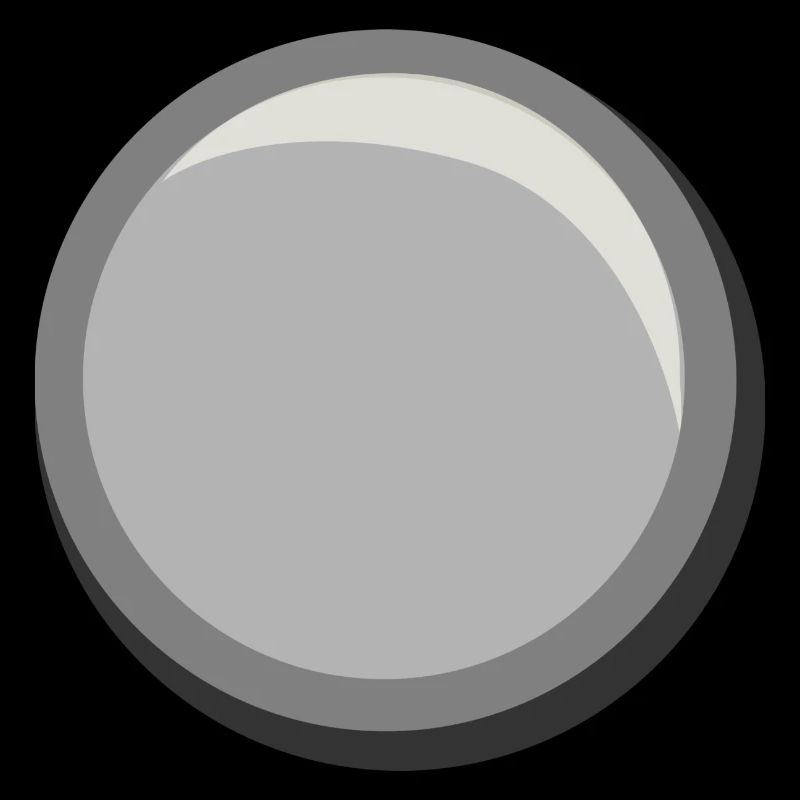 Silver Button Circle Sticker Template