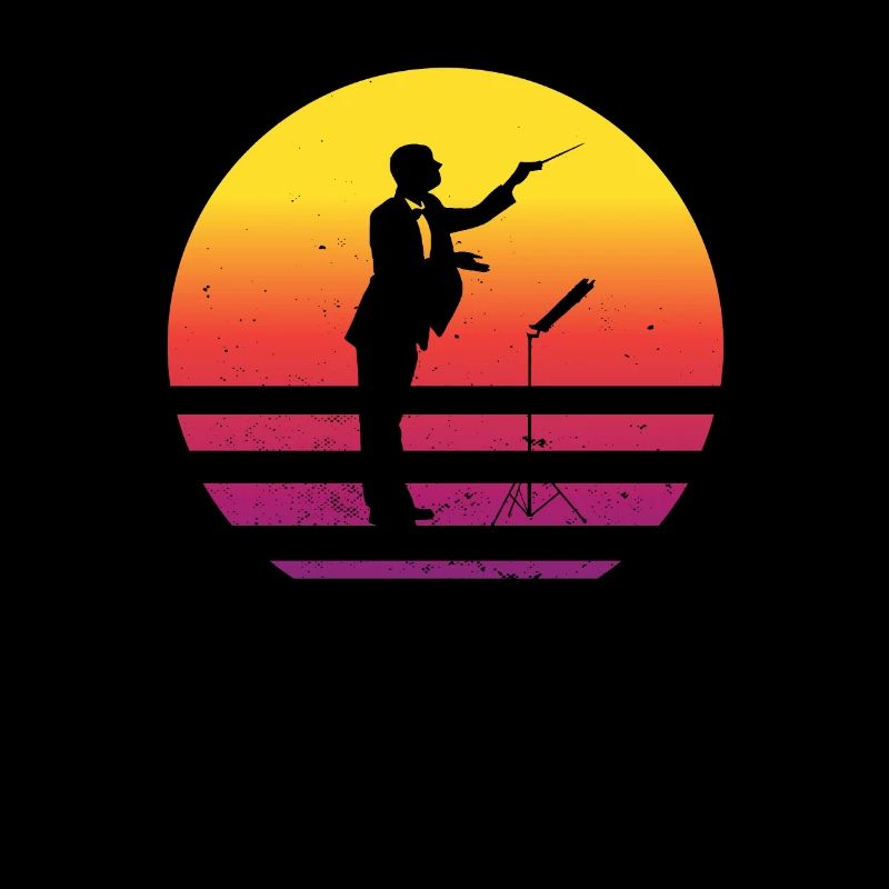 Retro Vintage Chorleiter & Dirigenten Dirigent