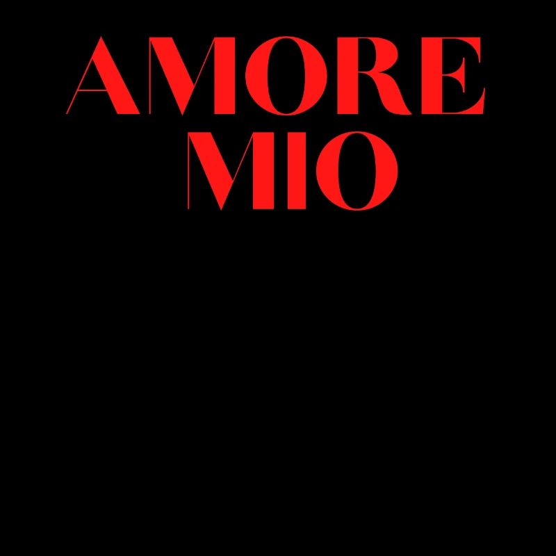 AMORE MIO Geschenkidee und T-Shirt