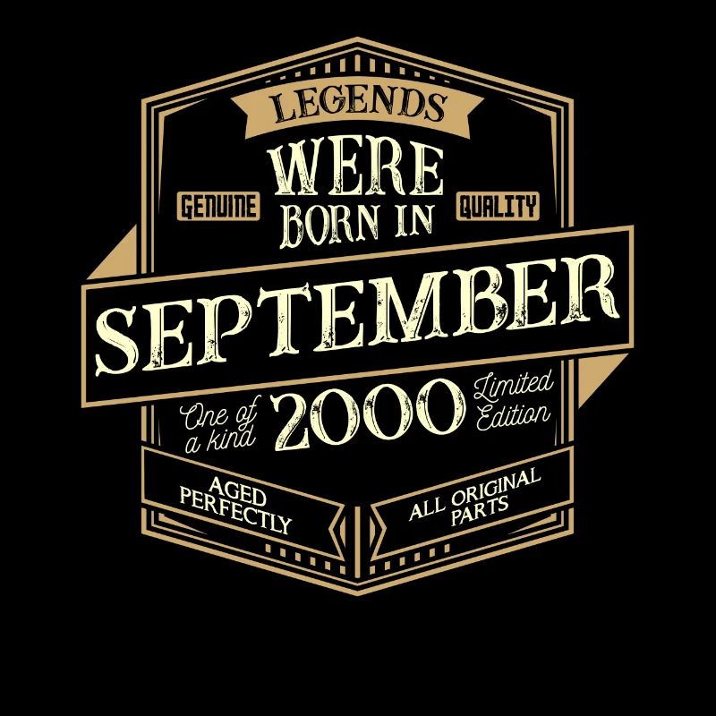 September 2000 Geburtstag Mann