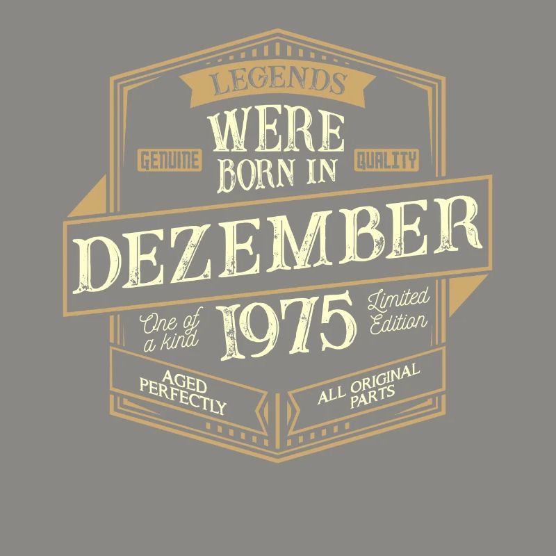 Dezember 1975 Geburtstag Mann