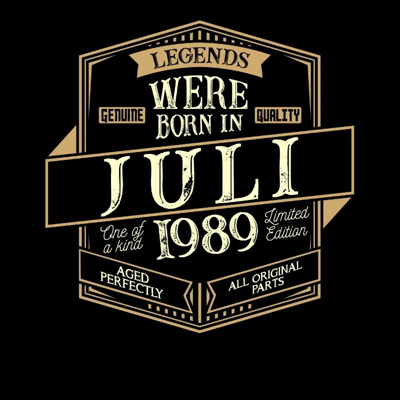 Juli 1989 Geburtstag Mann