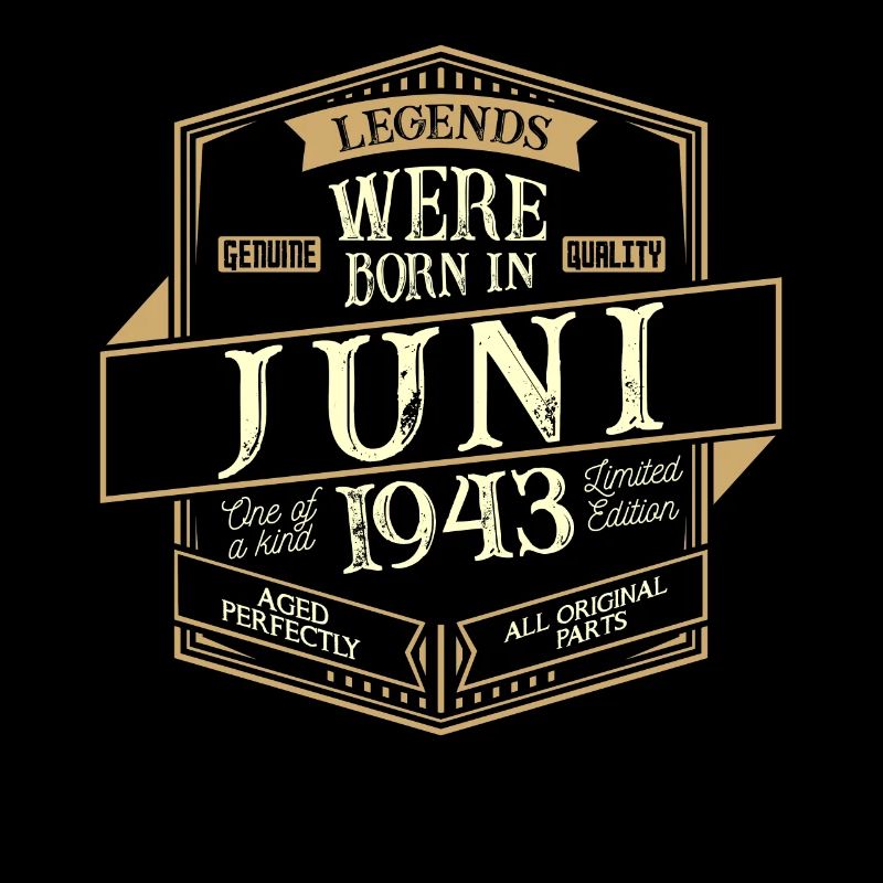 Juni 1943 Geburtstag Mann