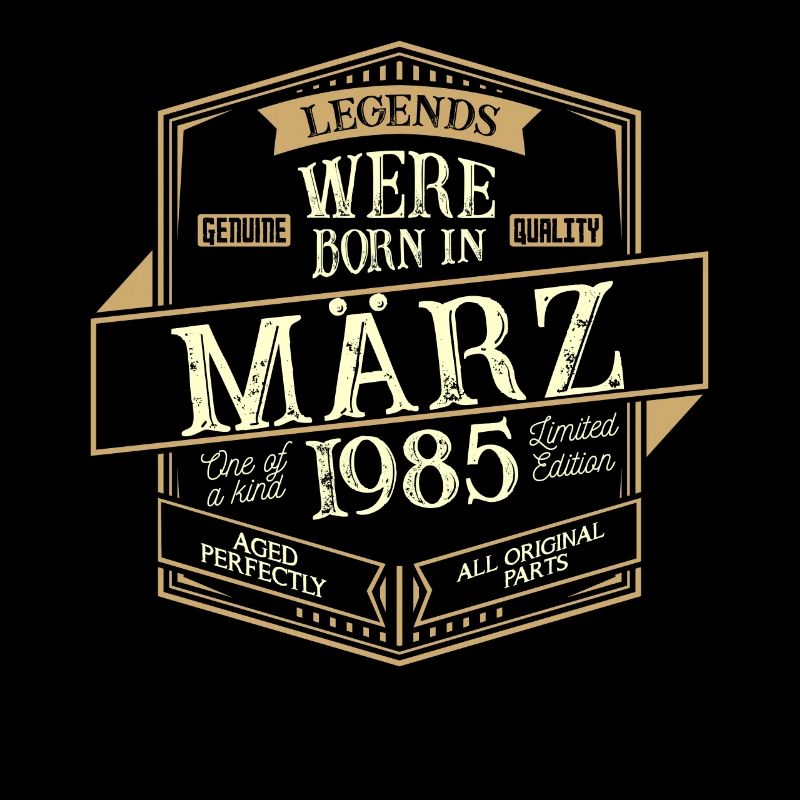 März 1985 Geburtstag Mann