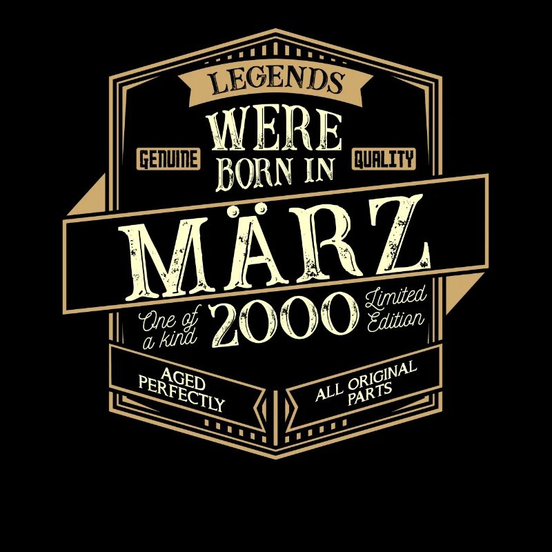 März 2000 Geburtstag Mann