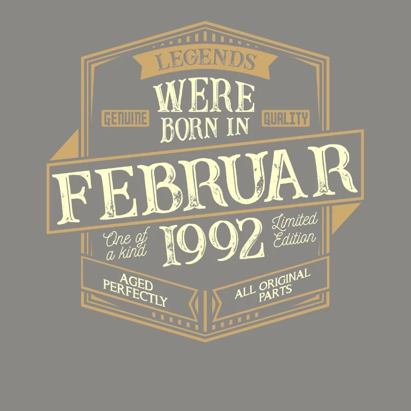 Februar 1992 Geburtstag Mann