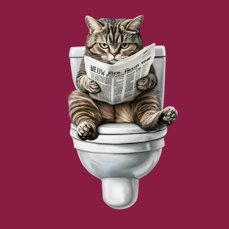 Drôle de chat chat propriétaire de chat Loo Cat Pet