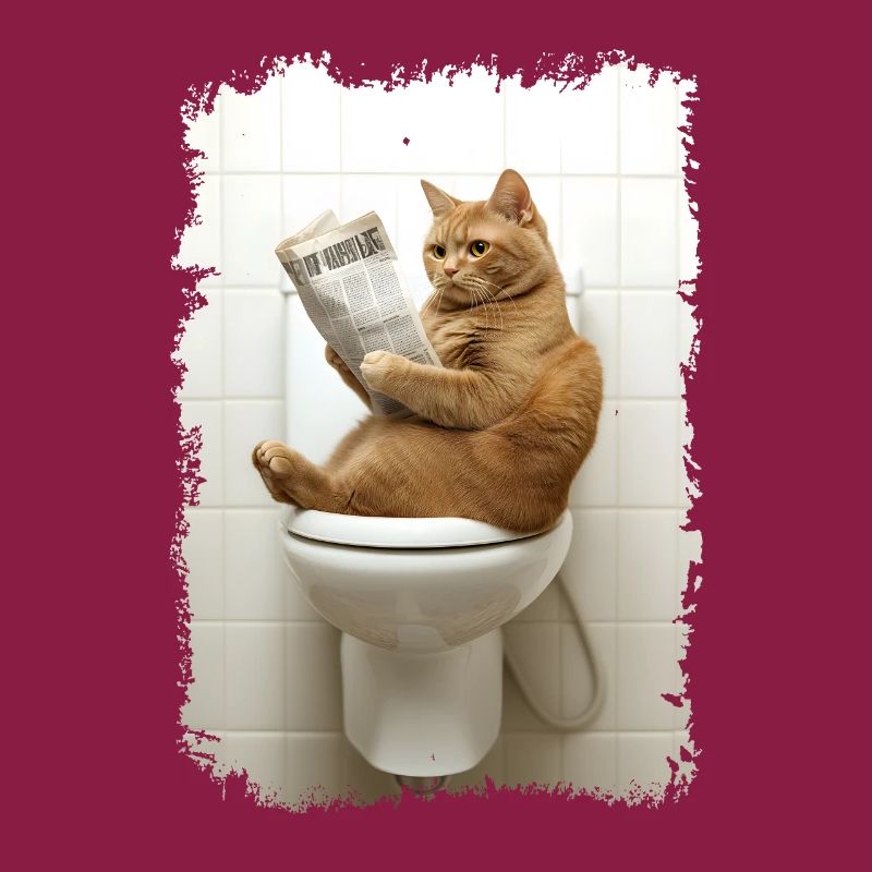 Drôle de chat chat propriétaire de chat Loo Cat Pet