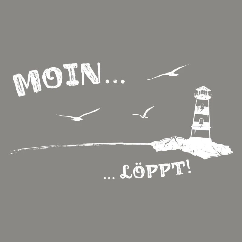 Moin löppt Geschenk Spruch