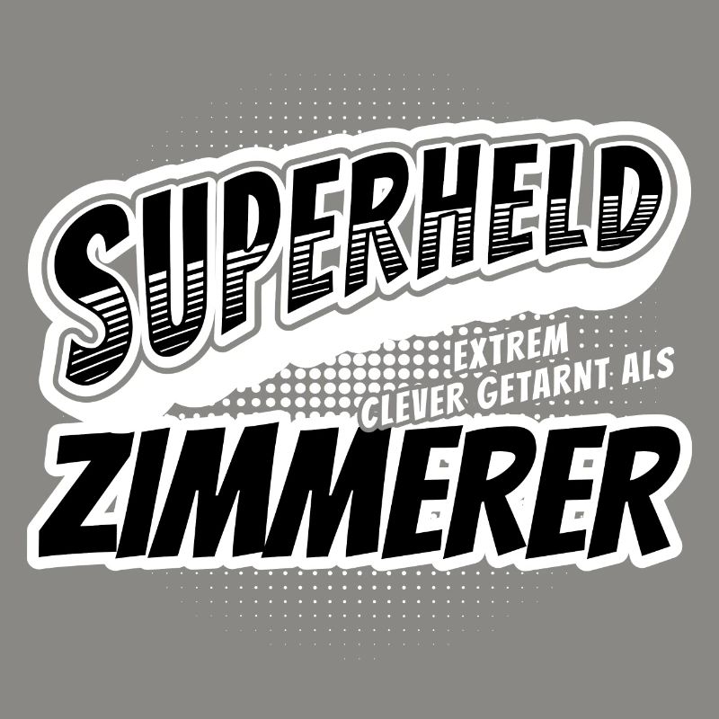 Superheld, clever getarnt als Zimmerer