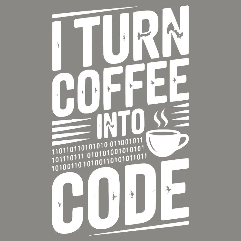 Je transforme le café en code