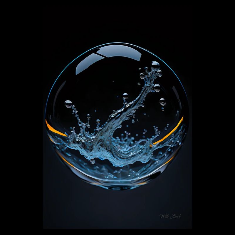 Kaos in einer Blase chrome 2