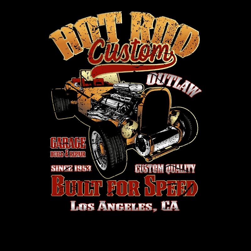 Custom Hot Rod Built for Speed