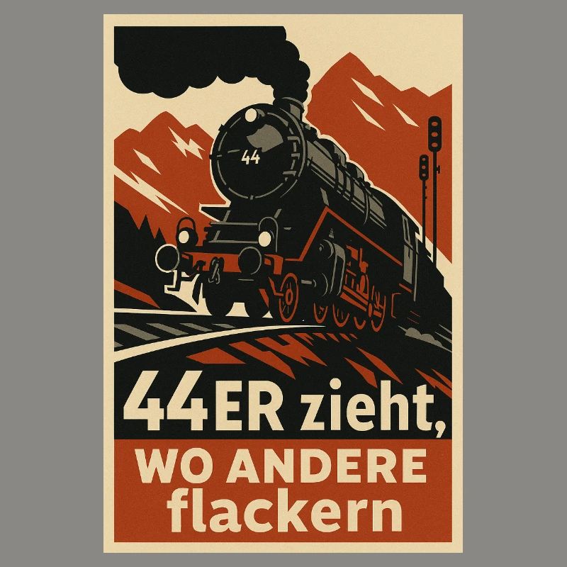 Railway 44 pulls where others flicker freight train