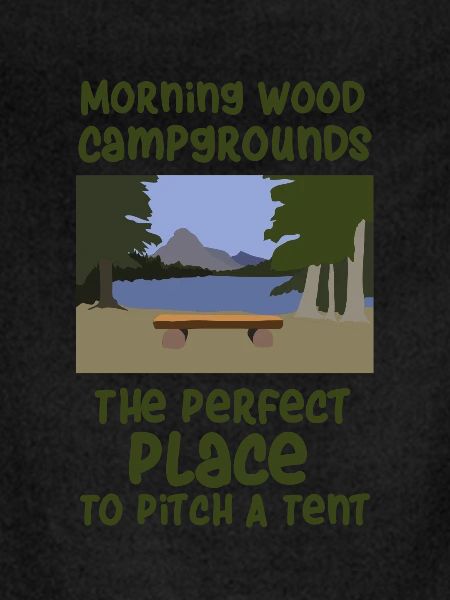 Camping slogan camping