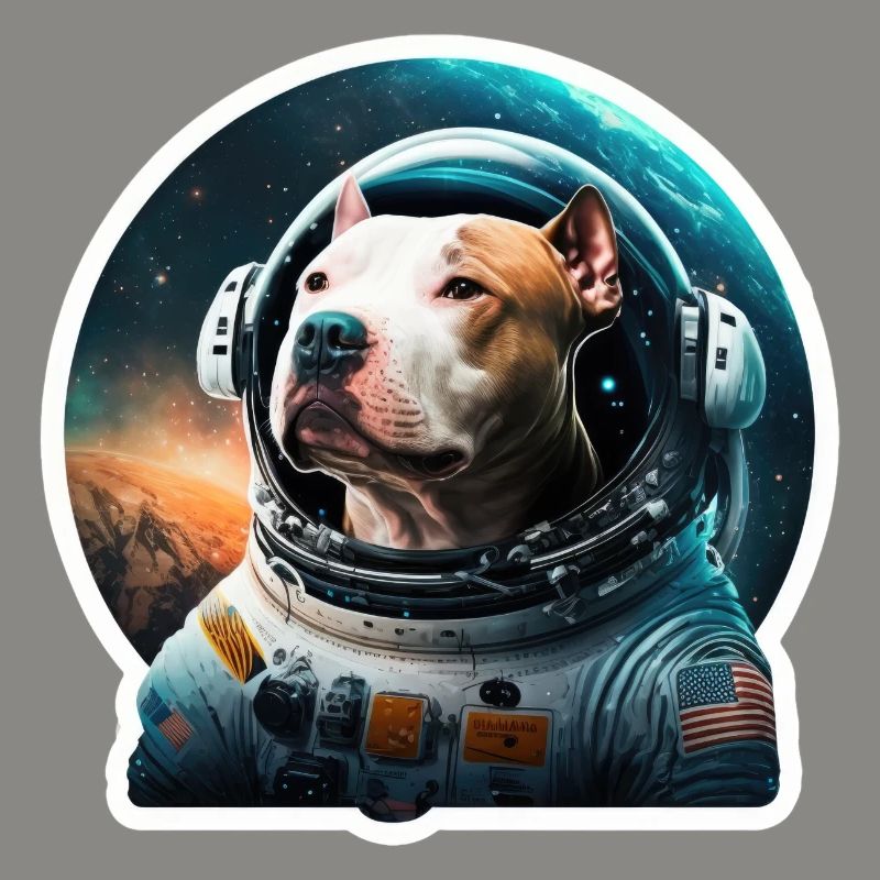 Pitbull dans l’espace, drôles de chiens, Spacedogo!