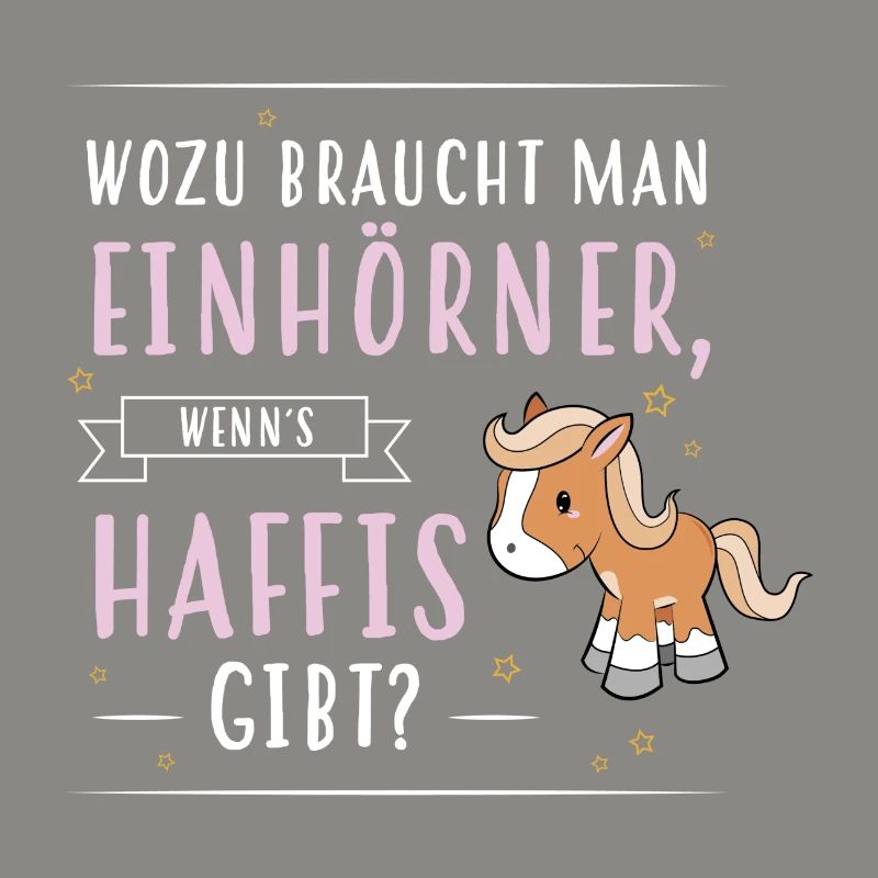 Wozu Einhörner Haflinger