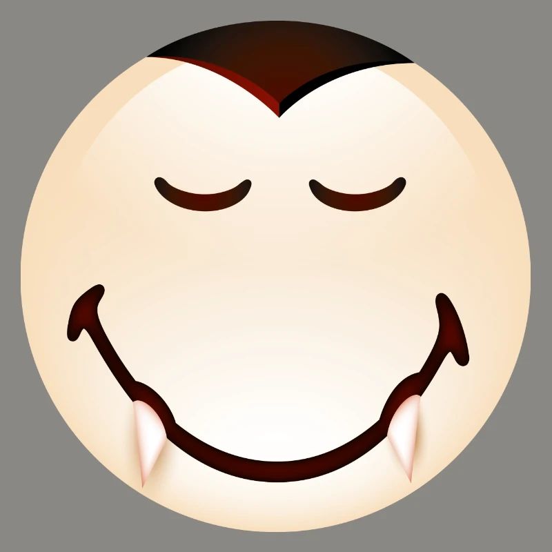 Smiley Halloween Dracula