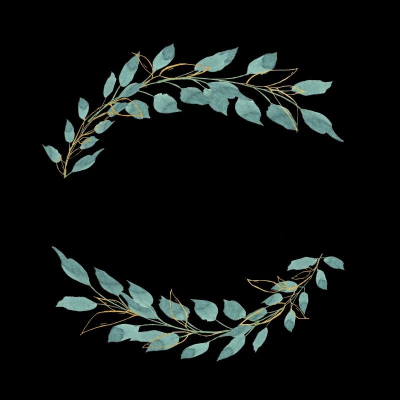 Customizable half ring green gold 2