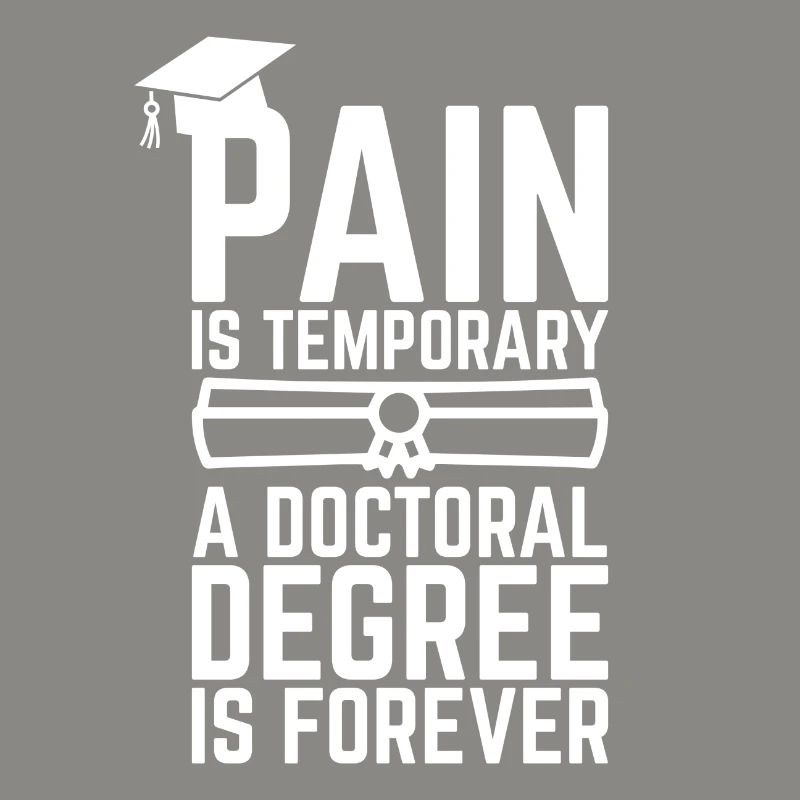 Phd degree saying student gift