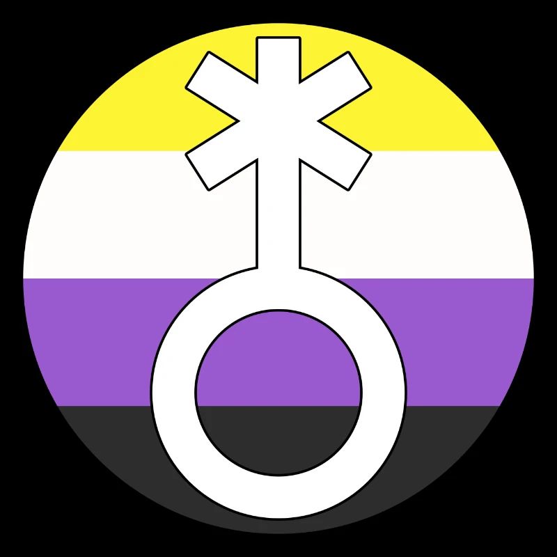 Symbol Nonbinary Non-Binary Nonbinary Gender