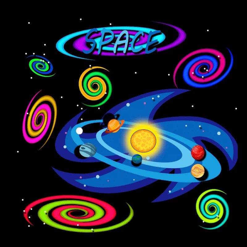 SOLAR SYSTEM (sélectionnez couleur foncée pour cette version)
