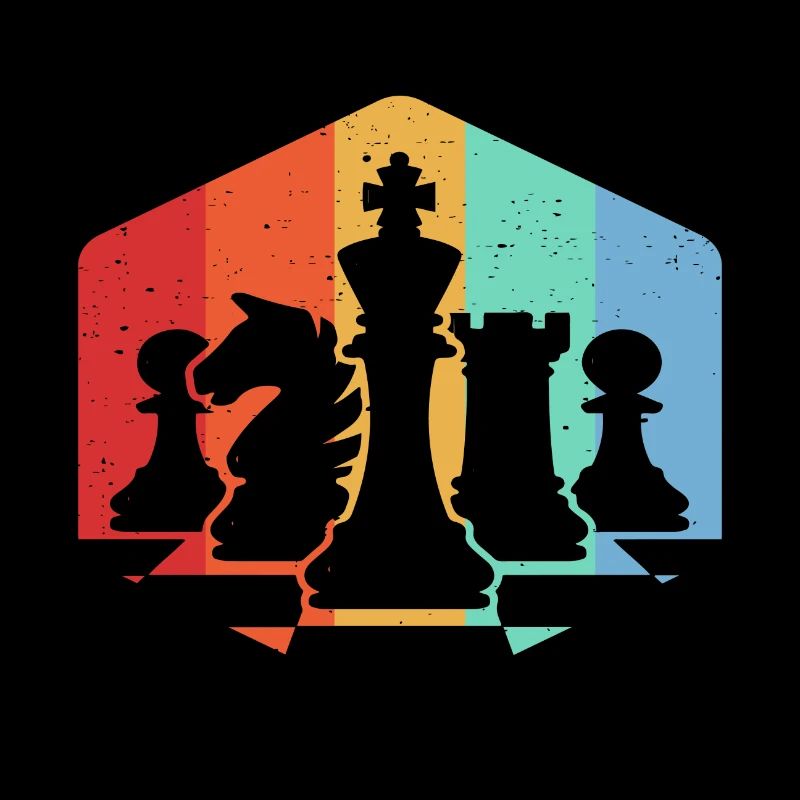Retro Vintage Cool Chess Lover Schach