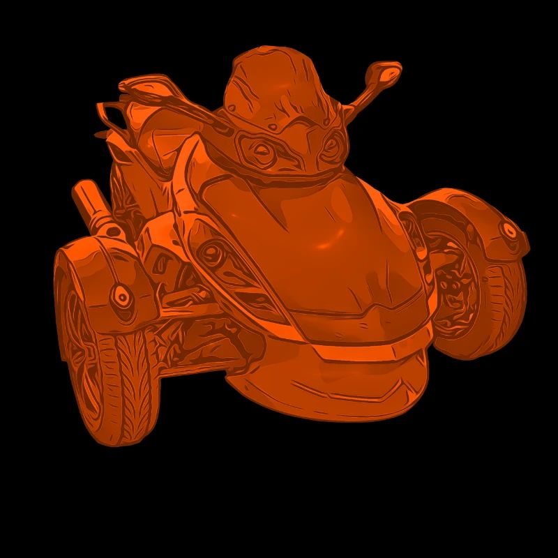 Trike Spyder orange