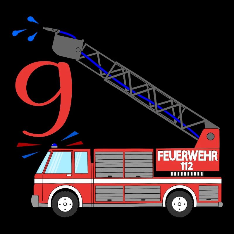 Camion de pompiers 9e anniversaire