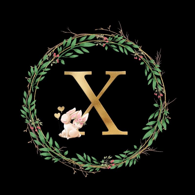 Customizable Monogram X
