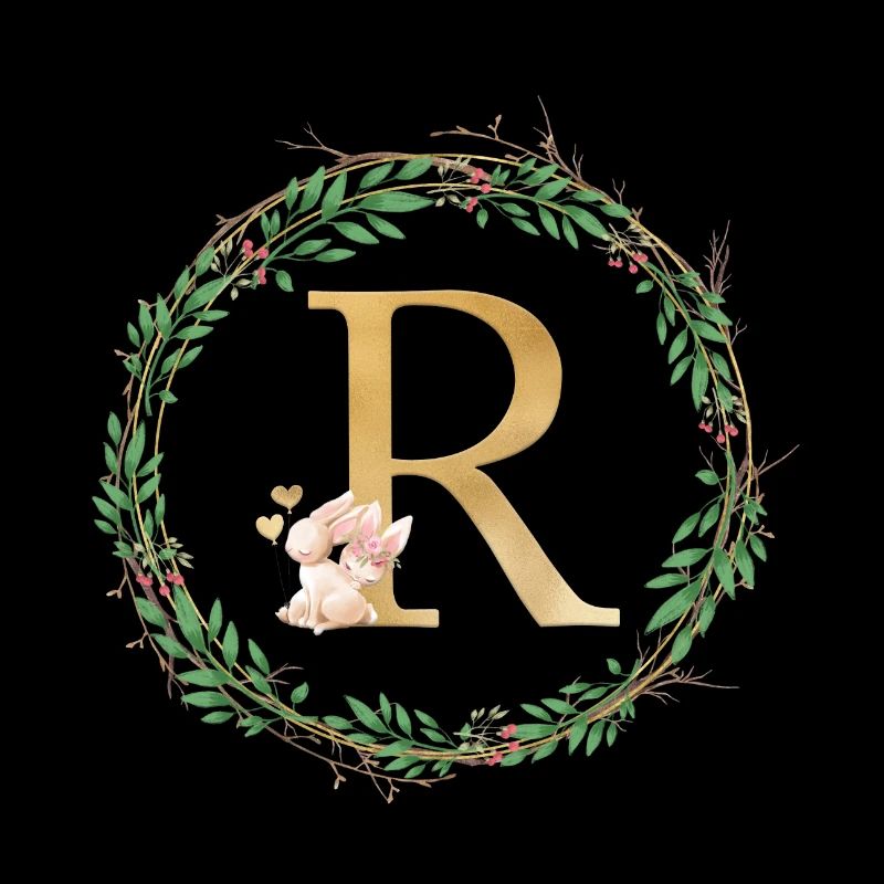 Customizable Monogram R