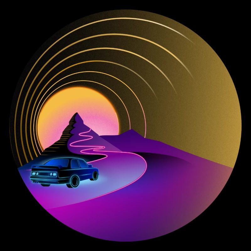 E30 - Retro - Synthwave - Style
