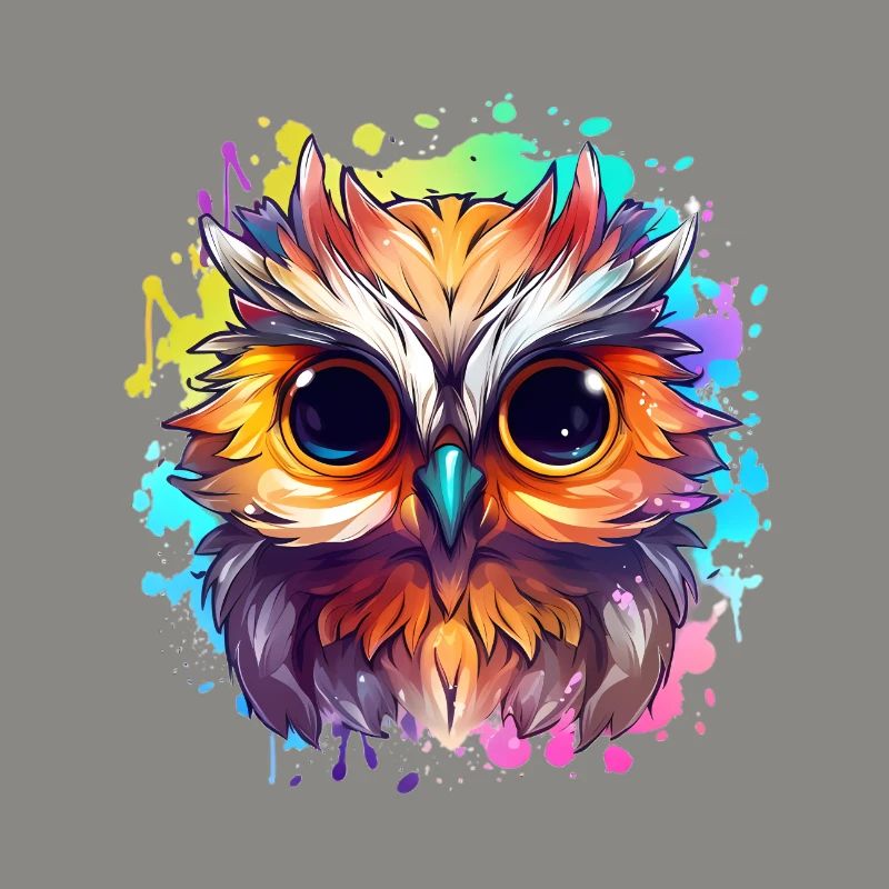 Niedliche Wachsame Eule | Nachtschwärmer Eule