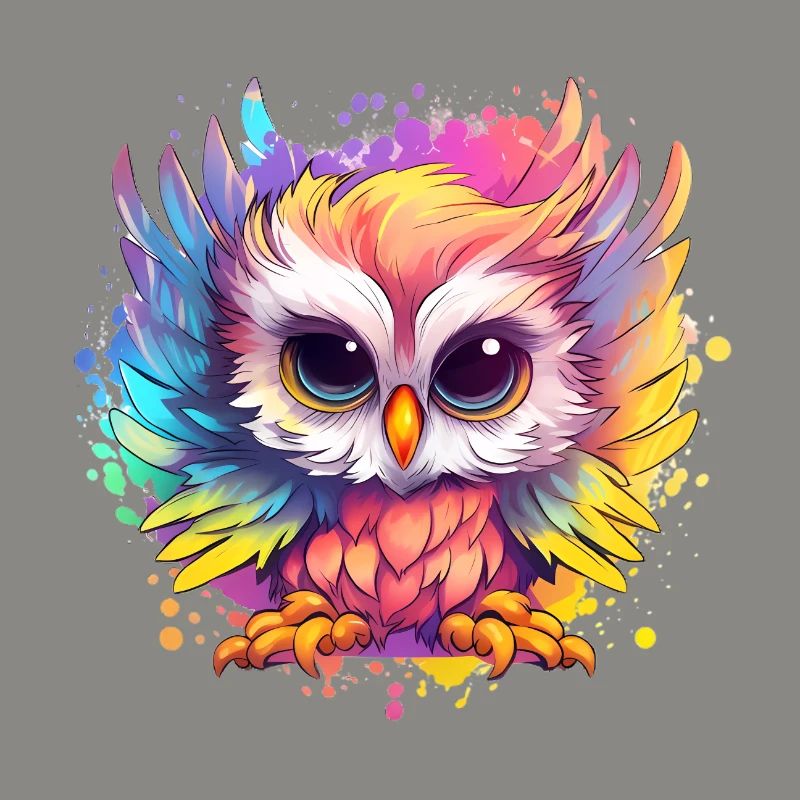 Niedliche Wachsame Eule | Nachtschwärmer Eule